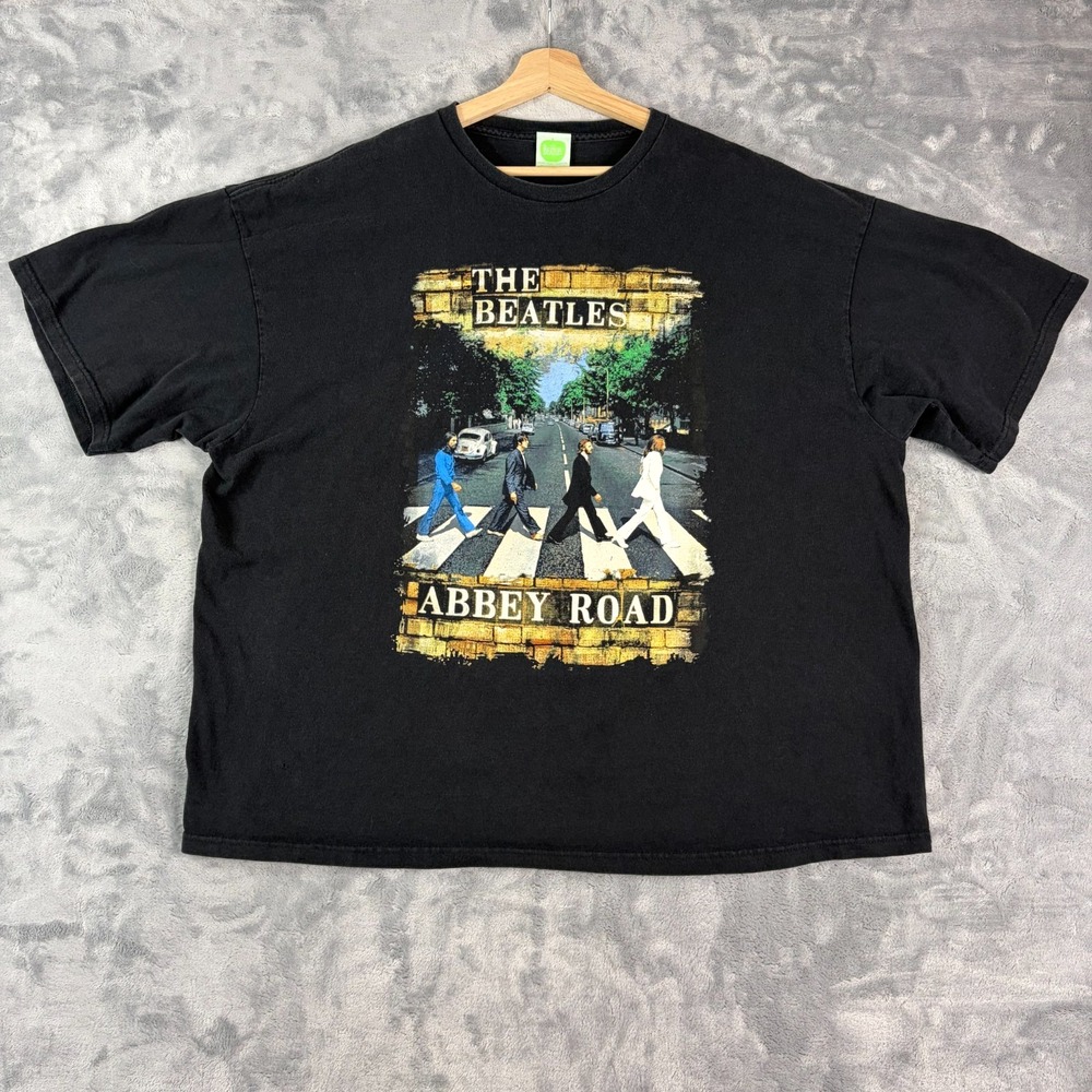 2011 The Beatles Abbey Road Short Sleeve T-Shirt Men's Size 2XL Black